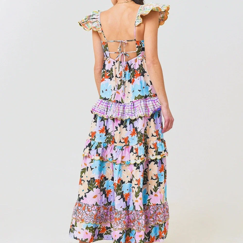 Celia B Women's Multicolor Kaira Dress Size XL NWOT - Picture 3 of 8